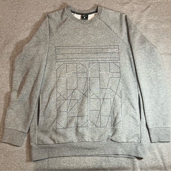 NIKE gray crewneck - Picture 1 of 7